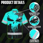 hi-vis-hawaiian-skull-shirt-blue-neon-custom-name-high-visibility-a3e49.webp