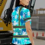 hi-vis-polo-shirt-reflective-tapes-blue-neon-flowers-custom-name-92511.webp