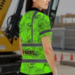hi-vis-polo-shirt-reflective-tapes-green-neon-flowers-custom-name-25295.webp