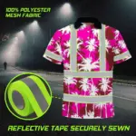 hi-vis-polo-shirt-reflective-tapes-pink-neon-flowers-custom-name-4acf7.webp