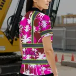 hi-vis-polo-shirt-reflective-tapes-pink-neon-flowers-custom-name-bc1a2.webp