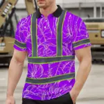 hi-vis-polo-shirt-reflective-tapes-violet-neon-flowers-custom-name-9d057.webp