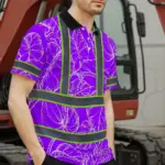 hi-vis-polo-shirt-reflective-tapes-violet-neon-flowers-custom-name-e6c79.webp