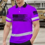hi-vis-american-flag-polo-shirt-violet-neon-custom-name-reflective-f2d02.webp