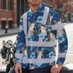 hi-vis-hawaiian-long-sleeve-shirt-reflective-tapes-blue-flowers-51d0d.webp