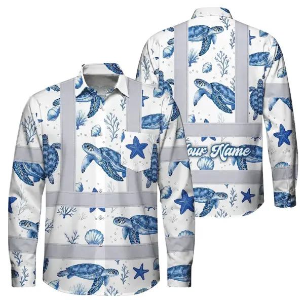 hi-vis-hawaiian-long-sleeve-shirt-reflective-tapes-blue-flowers-a16cc.webp
