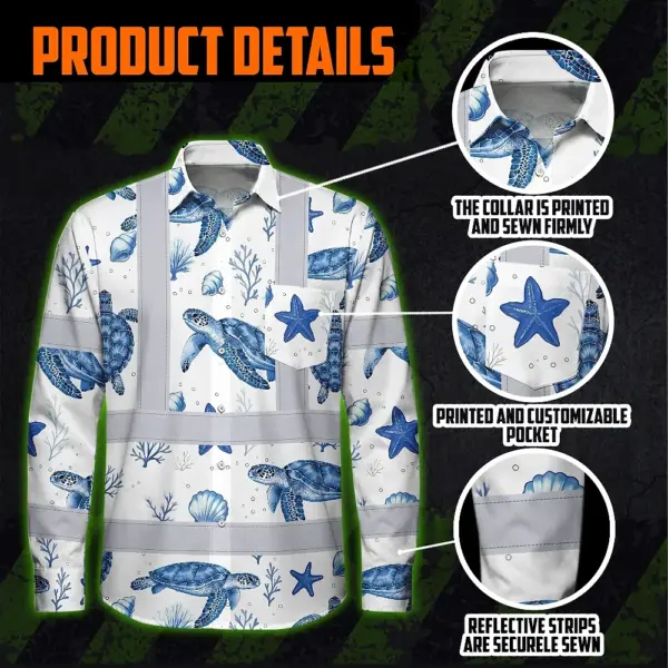 hi-vis-hawaiian-long-sleeve-shirt-reflective-tapes-blue-flowers-a6c80.webp
