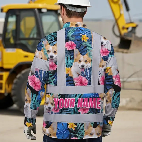 hi-vis-hawaiian-long-sleeve-shirt-reflective-tapes-blue-pink-flowers-697be.webp