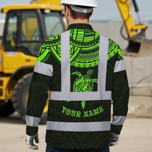 hi-vis-hawaiian-long-sleeve-shirt-reflective-tapes-green-turtle-2249b.webp
