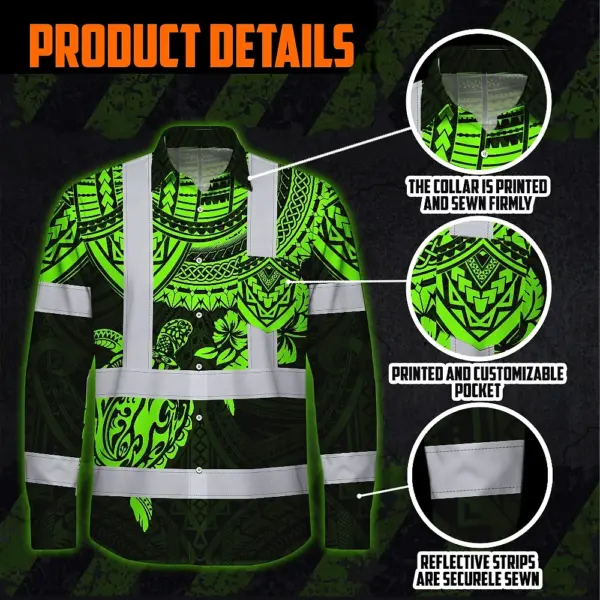 hi-vis-hawaiian-long-sleeve-shirt-reflective-tapes-green-turtle-54215.webp