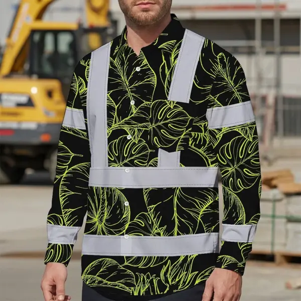 hi-vis-hawaiian-long-sleeve-shirt-reflective-tapes-lime-neon-flowers-170df.webp