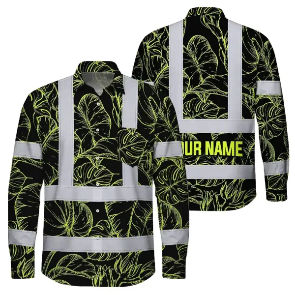 hi-vis-hawaiian-long-sleeve-shirt-reflective-tapes-lime-neon-flowers-e3d0f.webp