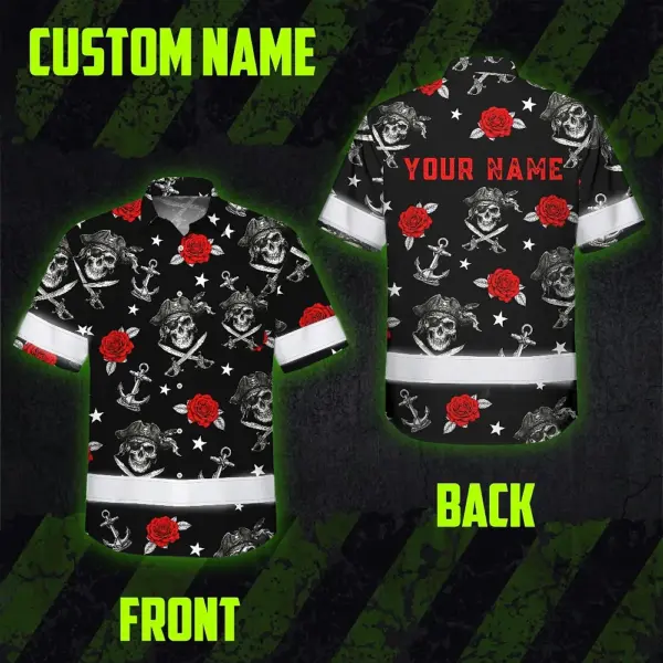 hi-vis-hawaiian-shirt-reflective-tapes-black-red-flower-skull-boat-0cff4.webp