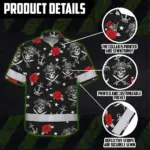 hi-vis-hawaiian-shirt-reflective-tapes-black-red-flower-skull-boat-153f7.webp