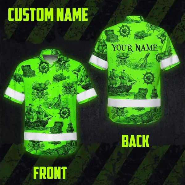 hi-vis-hawaiian-shirt-reflective-tapes-black-skull-boat-custom-name-ae22c.webp