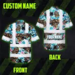 hi-vis-hawaiian-shirt-reflective-tapes-blue-flower-skull-boat-custom-ad28a.webp
