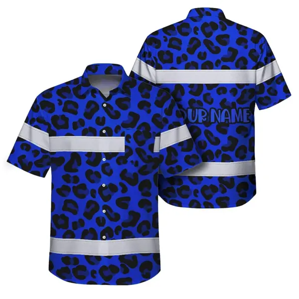 hi-vis-hawaiian-shirt-reflective-tapes-blue-leopard-custom-name-7d4b6.webp
