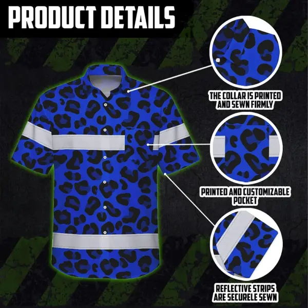 hi-vis-hawaiian-shirt-reflective-tapes-blue-leopard-custom-name-995ad.webp