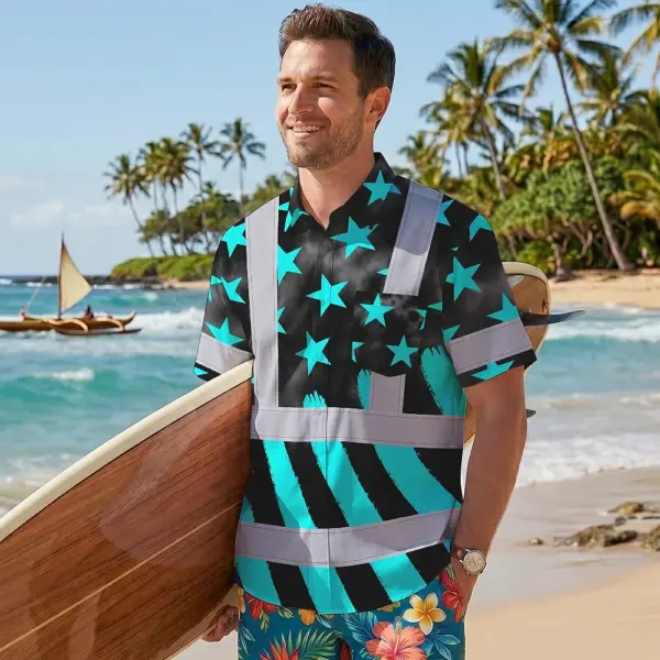hi-vis-hawaiian-shirt-reflective-tapes-blue-neon-us-flag-custom-name-0332e.webp