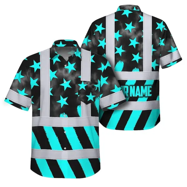 hi-vis-hawaiian-shirt-reflective-tapes-blue-neon-us-flag-custom-name-f8243.webp