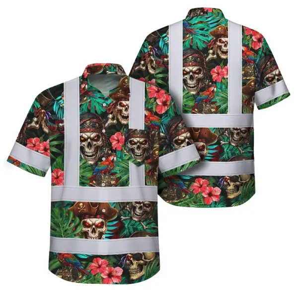 hi-vis-hawaiian-shirt-reflective-tapes-flower-skull-boat-custom-name-55b42.webp