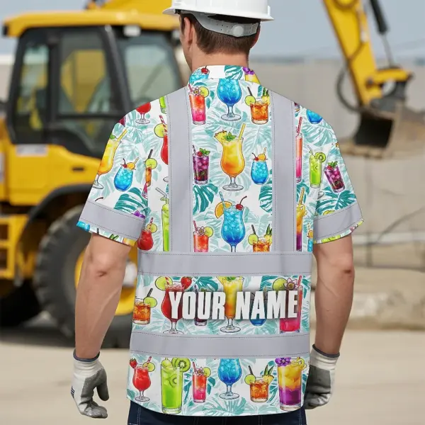 hi-vis-hawaiian-shirt-reflective-tapes-green-leaf-drink-tropical-fa237.webp