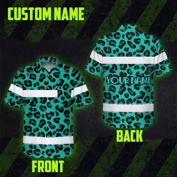 hi-vis-hawaiian-shirt-reflective-tapes-mint-leopard-custom-name-210a0.webp