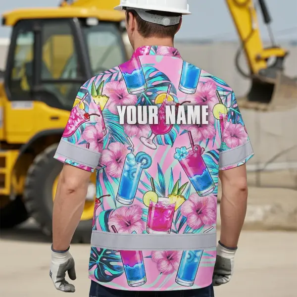 hi-vis-hawaiian-shirt-reflective-tapes-pink-blue-flower-drink-baacc.webp