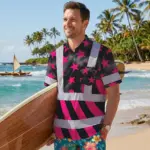 hi-vis-hawaiian-shirt-reflective-tapes-pink-neon-us-flag-custom-name-3807f.webp