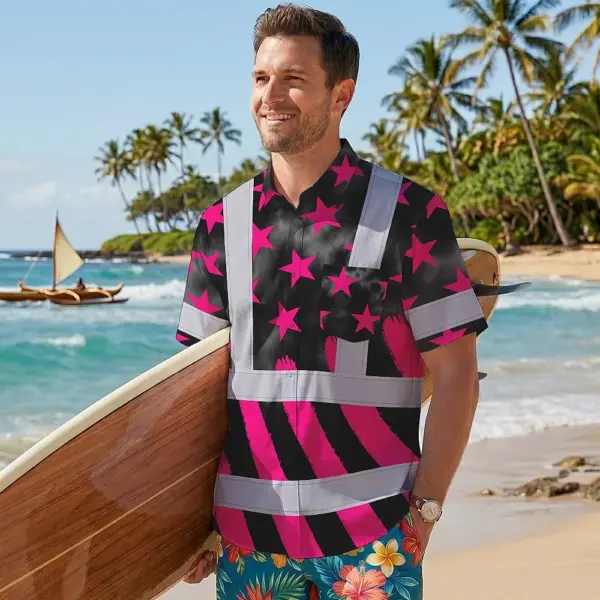 hi-vis-hawaiian-shirt-reflective-tapes-pink-neon-us-flag-custom-name-3807f.webp