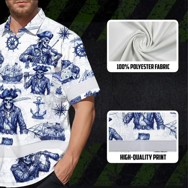 hi-vis-hawaiian-shirt-reflective-tapes-white-blue-skull-boat-custom-7c468.webp