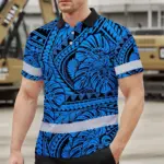 hi-vis-polo-shirt-reflective-tapes-blue-neon-polynesian-tribal-dc038.webp