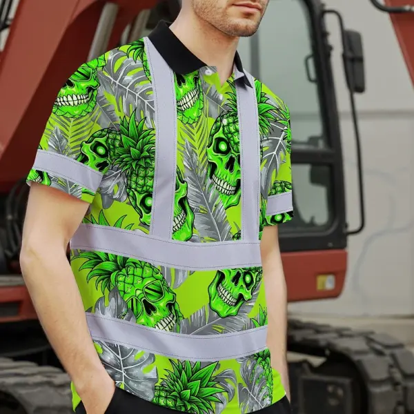 hi-vis-polo-shirt-reflective-tapes-green-neon-grey-skull-pineapple-11bc2.webp