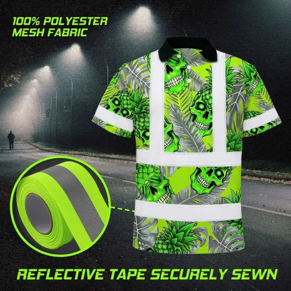 hi-vis-polo-shirt-reflective-tapes-green-neon-grey-skull-pineapple-898d3.webp