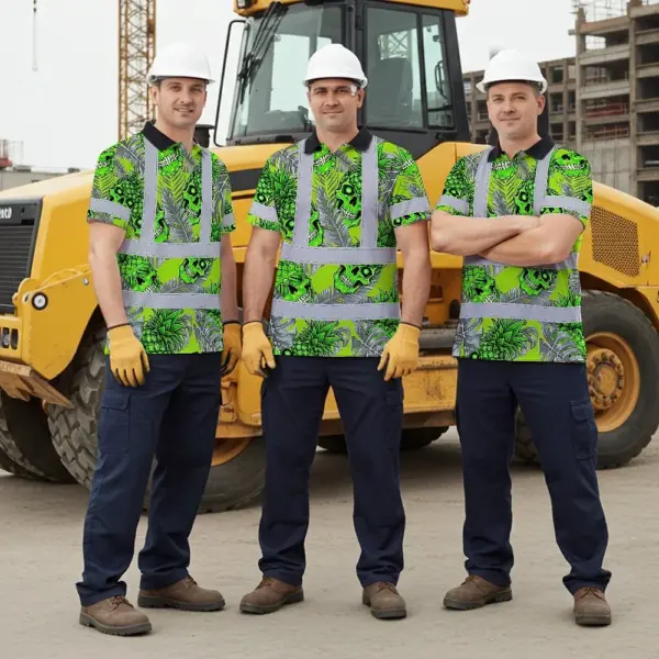 hi-vis-polo-shirt-reflective-tapes-green-neon-grey-skull-pineapple-90659.webp