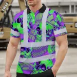 hi-vis-polo-shirt-reflective-tapes-green-neon-violet-skull-custom-6452e.webp
