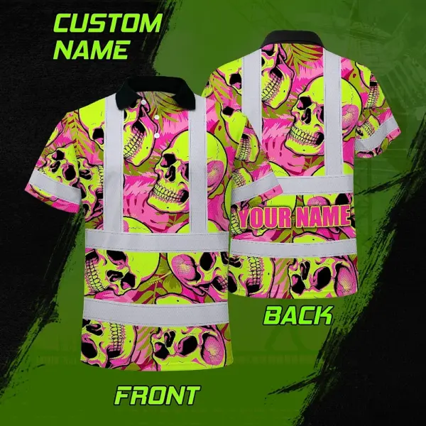 hi-vis-polo-shirt-reflective-tapes-pink-neon-lime-skull-custom-name-96523.webp