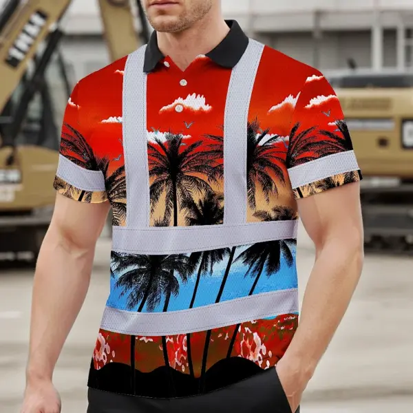 hi-vis-polo-shirt-reflective-tapes-red-coconut-tree-custom-name-ec240.webp