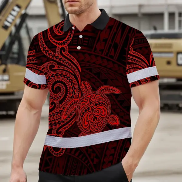 hi-vis-polo-shirt-reflective-tapes-red-neon-polynesian-custom-name-6e148.webp