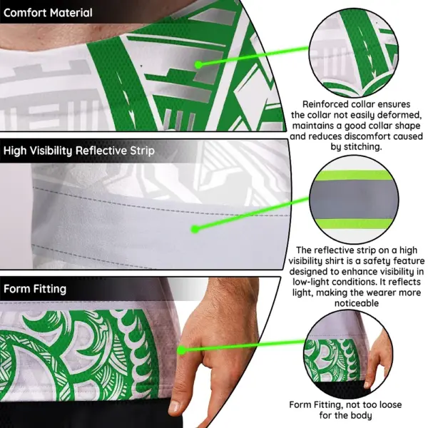 hi-vis-shirt-reflective-tapes-dark-green-neon-polynesian-turtle-2a5b4.webp