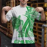 hi-vis-shirt-reflective-tapes-dark-green-neon-polynesian-turtle-ff690.webp