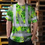 hi-vis-shirt-reflective-tapes-green-neon-grey-skull-pineapple-custom-b94a5.webp