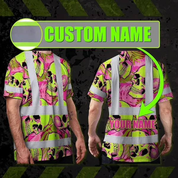 hi-vis-shirt-reflective-tapes-pink-neon-lime-skull-custom-name-c2320.webp