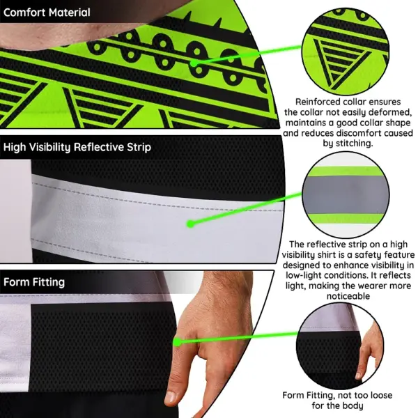 hi-vis-shirt-reflective-tapes-white-green-polynesian-tribal-custom-2afba.webp