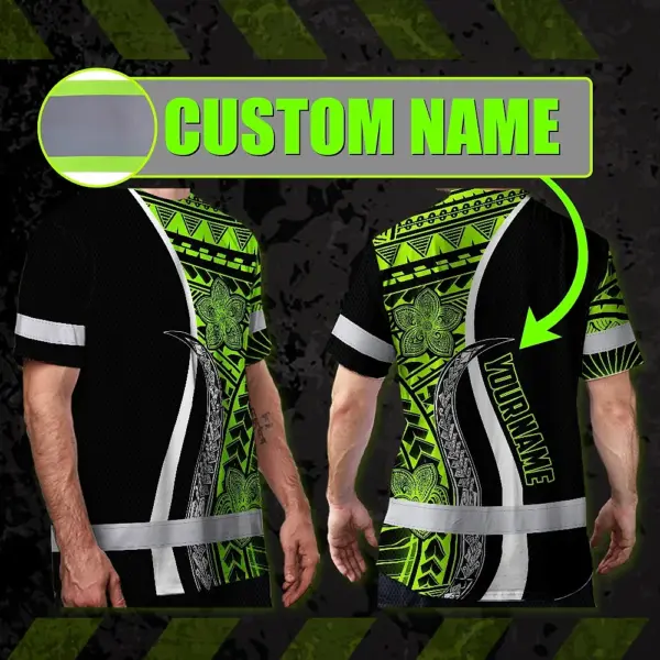 hi-vis-shirt-reflective-tapes-white-green-polynesian-tribal-custom-613a0.webp