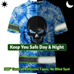 hi-vis-shirts-reflective-black-skull-blue-tie-dye-custom-name-safety-bcb09.webp