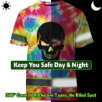 hi-vis-shirts-reflective-black-skull-rainbow-tie-dye-custom-name-2959f.webp