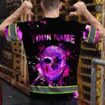 hi-vis-shirts-reflective-pink-violet-skull-tie-dye-custom-name-546c6.webp