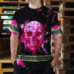 hi-vis-shirts-reflective-pink-white-skull-tie-dye-custom-name-safety-57c09.webp