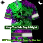hi-vis-shirts-reflective-scratch-skull-green-violet-tie-dye-custom-be7f6.webp